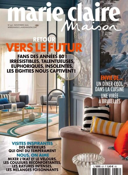 Marie Claire Maison France – novembre 2022 Cover
