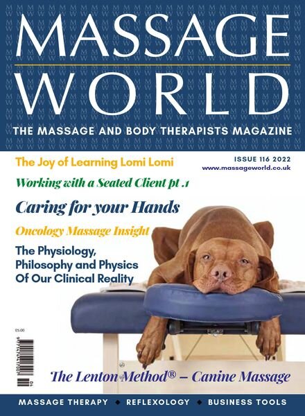 Massage World – Issue 116 – October 2022 Cover