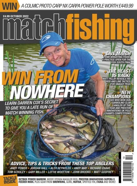 Match Fishing – October 2022 Cover