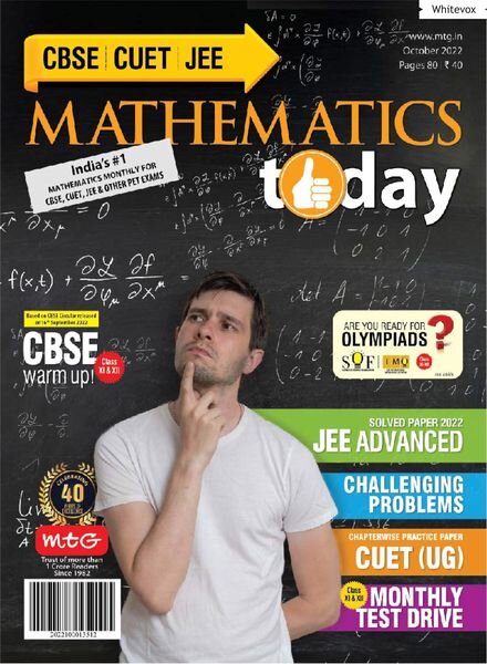 Mathematics Today – October 2022 Cover