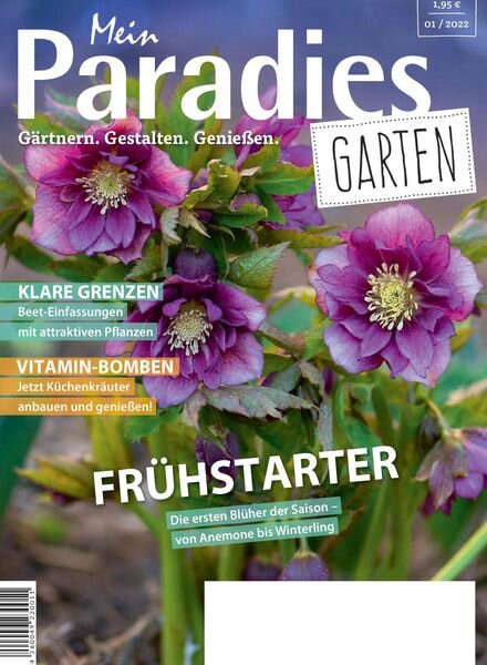 Mein Paradies Garten – Nr 1 2022 Cover