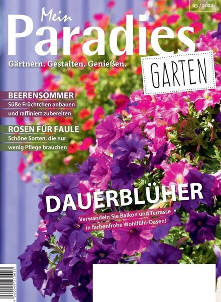 Mein Paradies Garten – Nr 3 2022 Cover