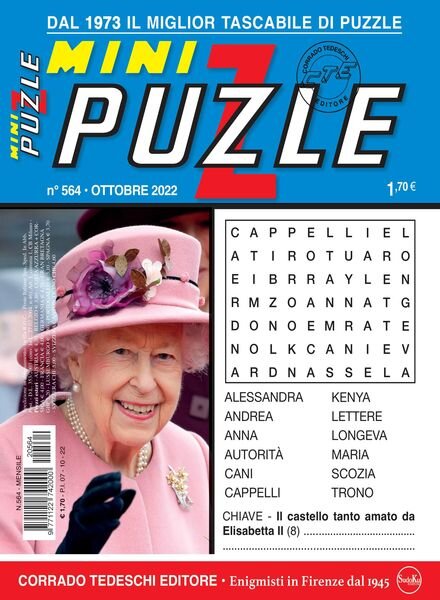 Mini Puzzle – 07 ottobre 2022 Cover