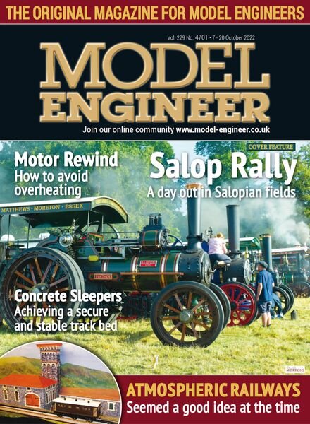 Model Engineer – 07 October 2022 Cover