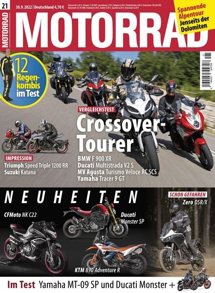 Motorrad – 29 September 2022 Cover