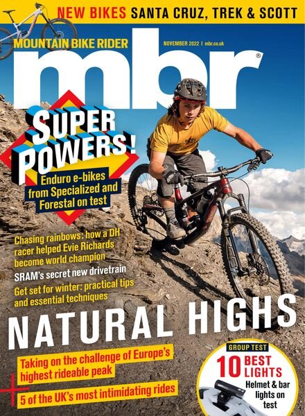 Mountain Bike Rider – November 2022 Cover