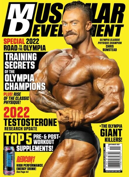 Muscular Development – November 2022 Cover
