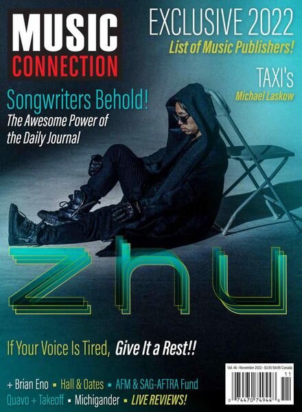 Music Connection – November 2022 Cover