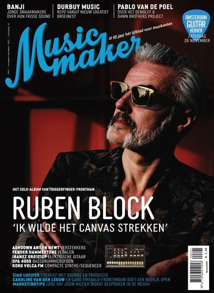Musicmaker – november 2022 Cover
