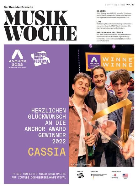 MusikWoche – 03 Oktober 2022 Cover