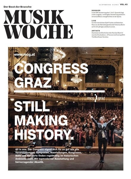 MusikWoche – 24 Oktober 2022 Cover