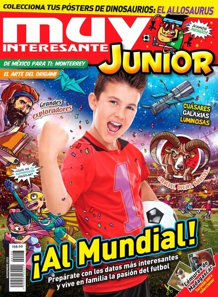 Muy Interesante Junior Mexico – noviembre 2022 Cover