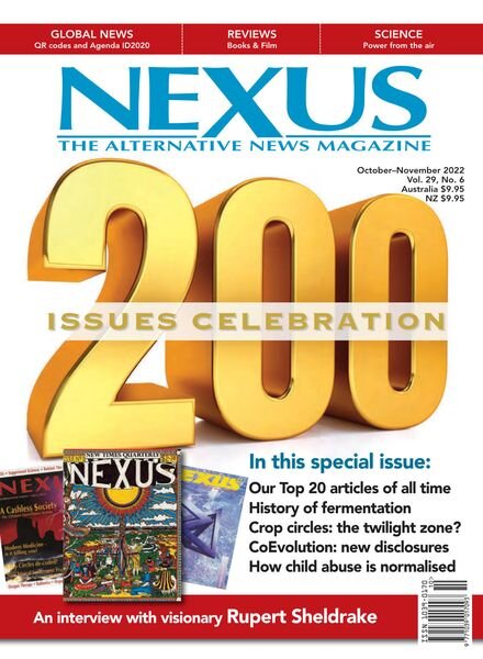Nexus Magazine – October-November 2022 Cover