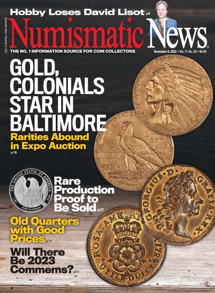 Numismatic News – November 08 2022 Cover