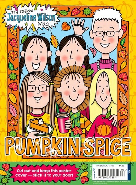 Official Jacqueline Wilson Magazine – September 2022 Cover