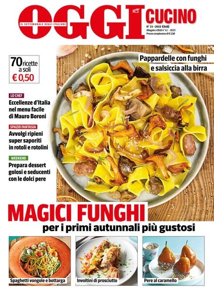Oggi Cucino – 13 ottobre 2022 Cover