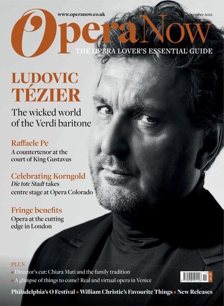 Opera Now – November 2022 Cover