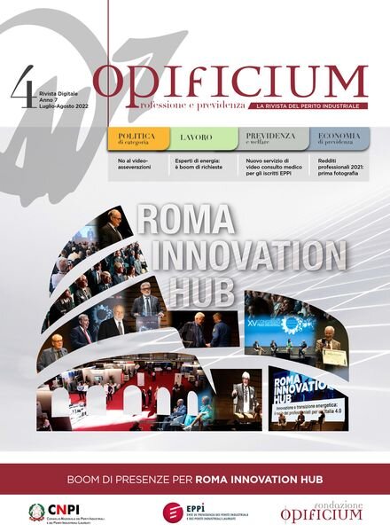 Opificium – Luglio-Agosto 2022 Cover