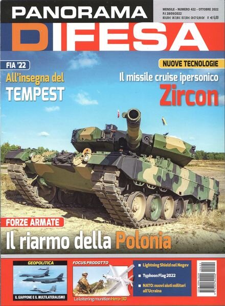 Panorama Difesa – Ottobre 2022 Cover