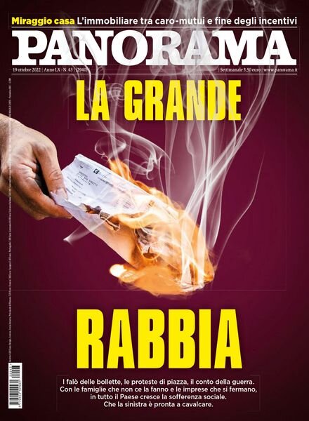 Panorama Italia – 19 Ottobre 2022 Cover