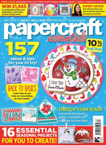 Papercraft Essentials – Issue 217 – October 2022 Cover
