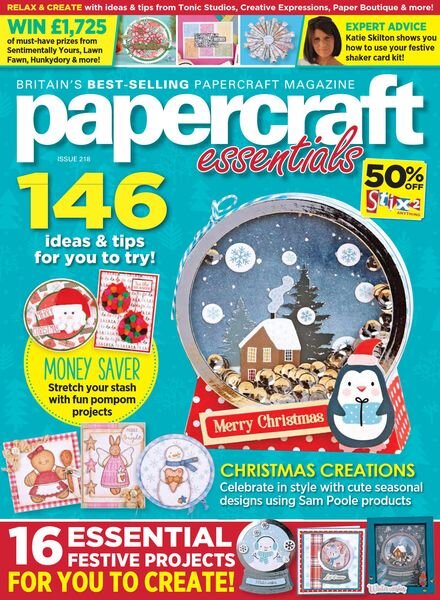 Papercraft Essentials – Issue 218 – October 2022 Cover