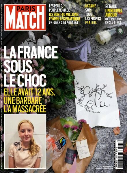 Paris Match – 20 octobre 2022 Cover