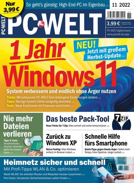 PC Welt – November 2022 Cover