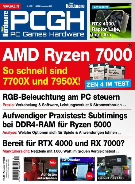 PCGH – Oktober 2022 Cover