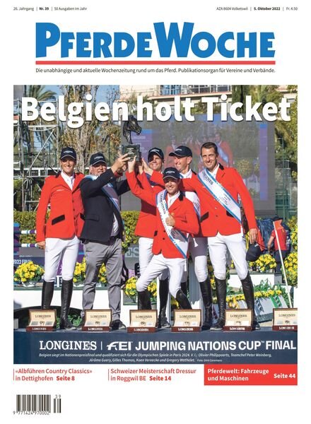 PferdeWoche – 05 Oktober 2022 Cover