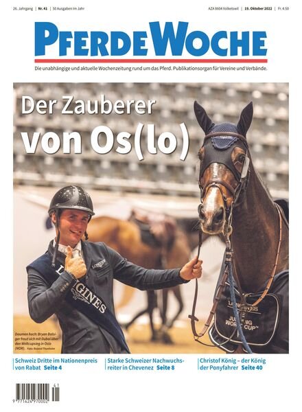 PferdeWoche – 19 Oktober 2022 Cover