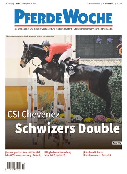 PferdeWoche – 26 Oktober 2022 Cover