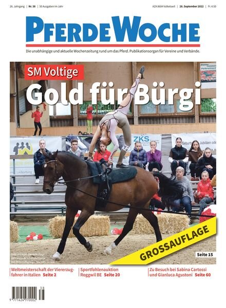 PferdeWoche – 28 September 2022 Cover