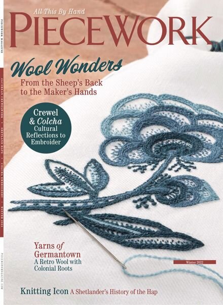 PieceWork – Winter 2022 Cover