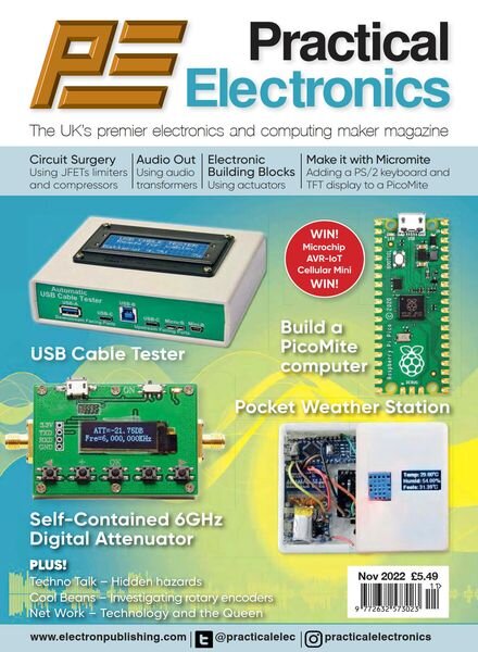 Practical Electronics – November 2022 Cover