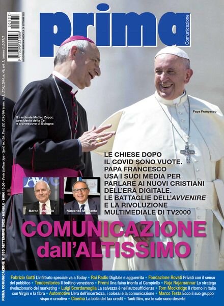 Prima Comunicazione – Settembre 2022 Cover