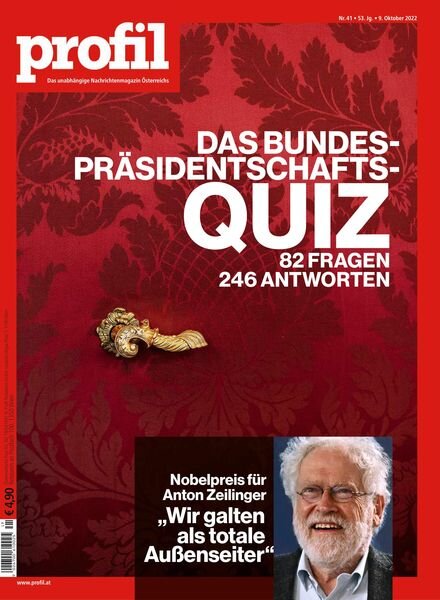 profil – 09 Oktober 2022 Cover