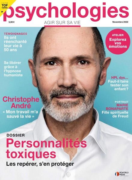 Psychologies France – Novembre 2022 Cover