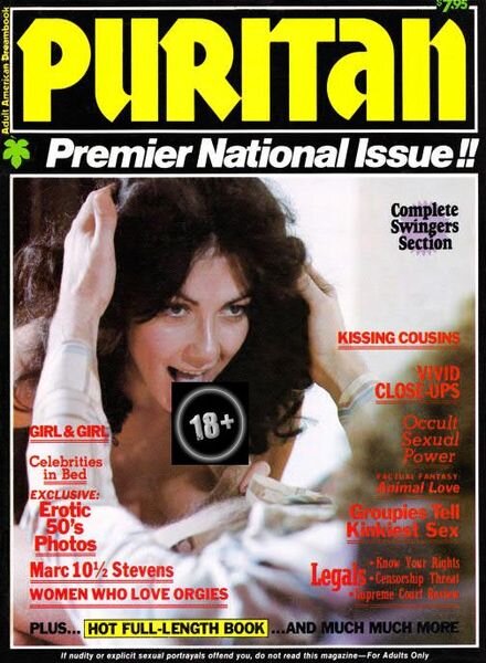 Puritan – 1 Cover