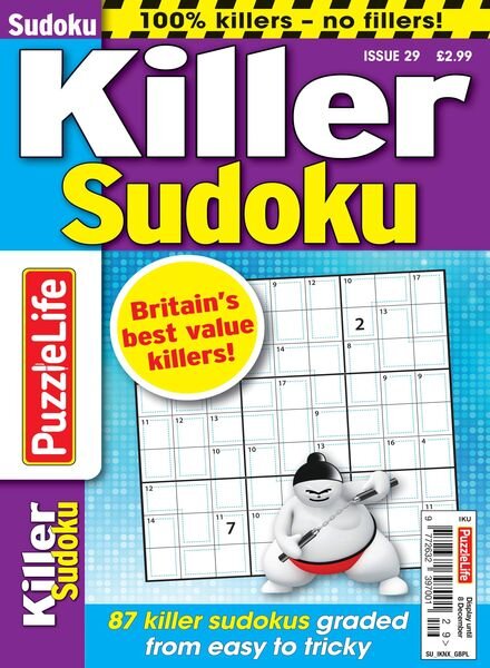 PuzzleLife Killer Sudoku – 13 October 2022 Cover