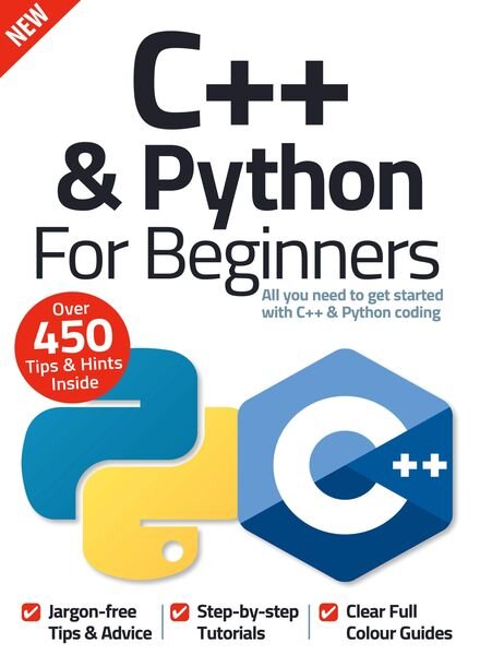 Python & C++ for Beginners – October 2022 Cover