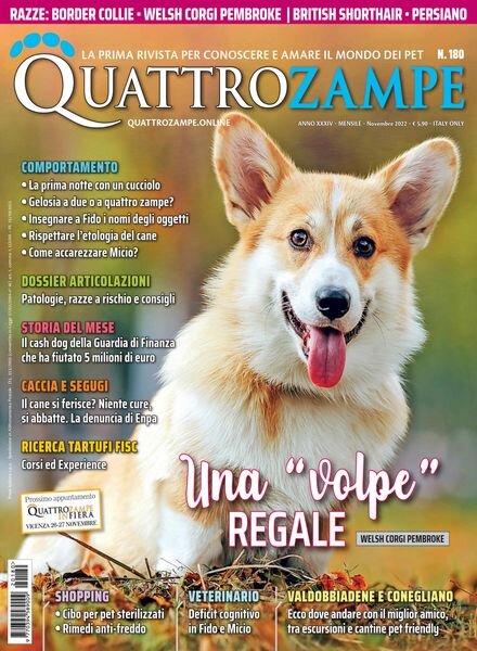 QuattroZampe – novembre 2022 Cover