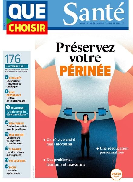 Que Choisir Sante – Novembre 2022 Cover