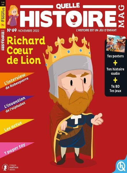 Quelle Histoire – octobre 2022 Cover
