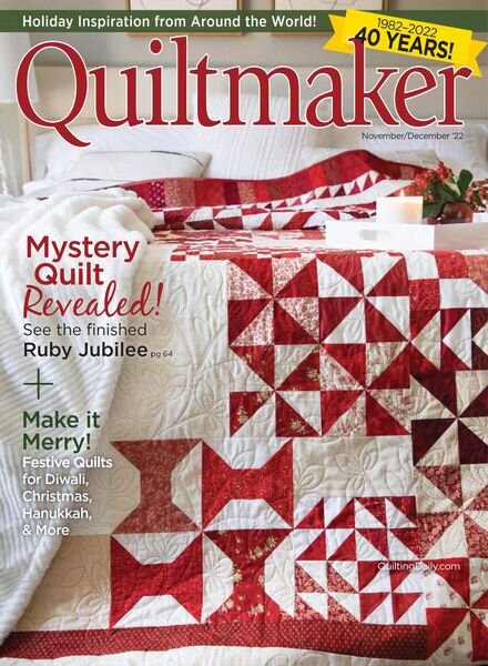 Quiltmaker – November 2022 Cover