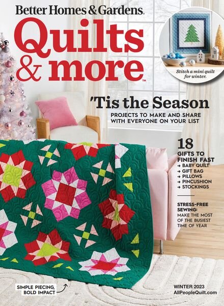 Quilts and More – October 2022 Cover