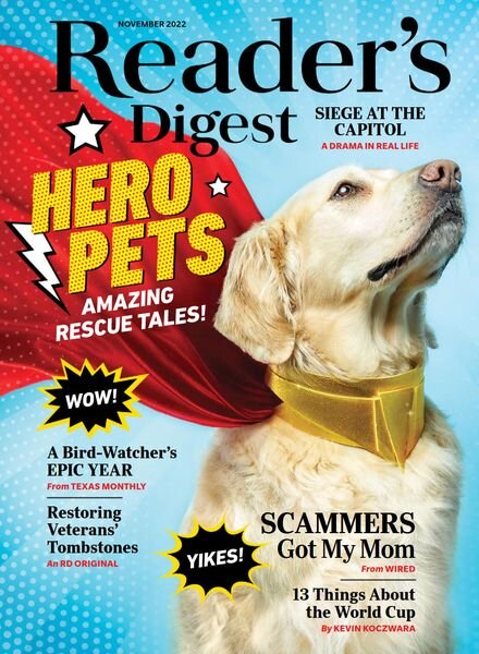 Reader’s Digest USA – November 2022 Cover