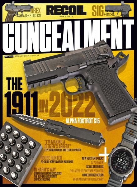 RECOIL Presents Concealment – October 2022 Cover