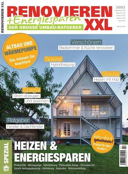 Renovieren + Energiesparen – 30 September 2022 Cover