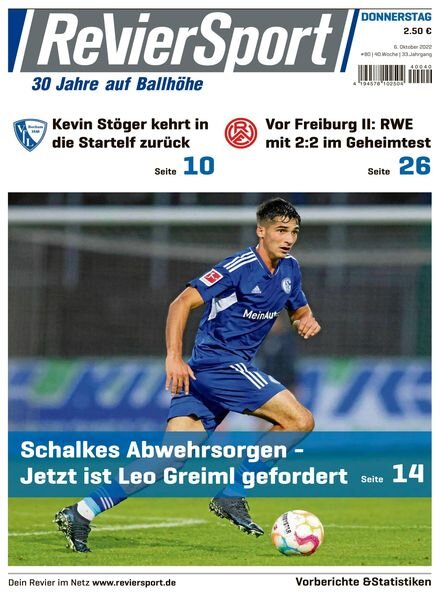 RevierSport – 06 Oktober 2022 Cover